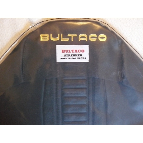 Funda asiento Bultaco Streaker negra